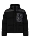 C.p. Company C. P. Company Eco Chrome-r Goggle Down Jacket In Black