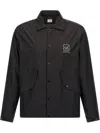 C.p. Company C.p.company Black Nylon Jacket In Black