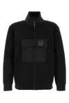 C.p. Company C.p.company Black Stretch Cotton Sweatshirt In Black