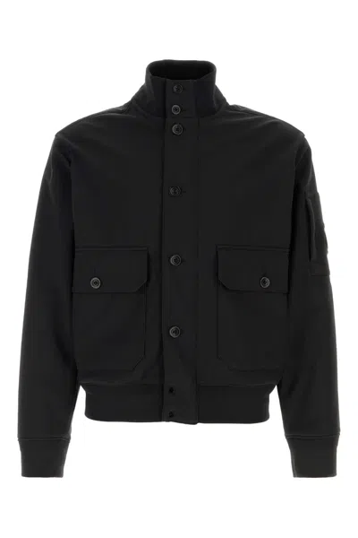 C.P. COMPANY BLACK STRETCH POLYESTER JACKET