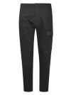 C.p. Company Black Logo Patch Pant In Black