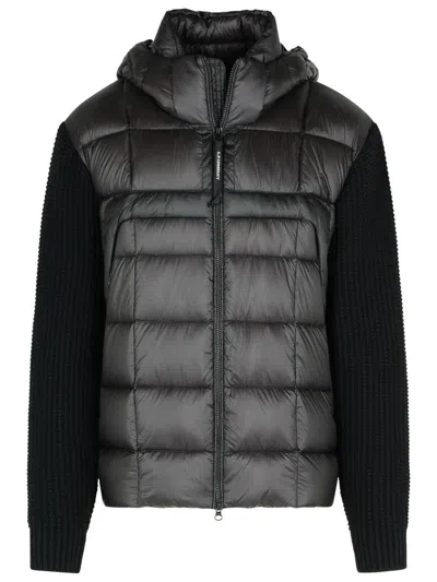 C.P. COMPANY C.P. COMPANY BLACK WOOL AND NYLON SWEATER
