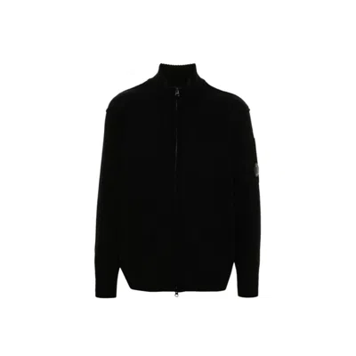 C.P. COMPANY C.P. COMPANY BLACK WOOL MEN'S SWEATER