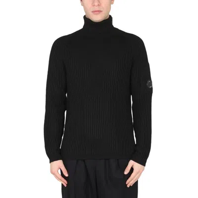 C.P. COMPANY BLACK WOOL SWEATER