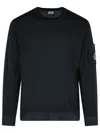 C.p. Company C.p.company Cotton Crew-neck Sweatshirt In Blue