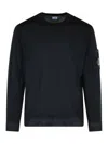 C.p. Company C.p.company Cotton Crew-neck Sweatshirt In Black