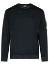 C.p. Company C.p.company Cotton Crew-neck Sweatshirt In Black