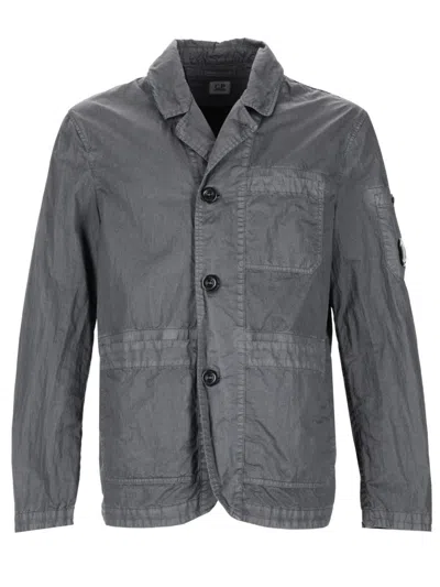 C.p. Company C. P. Company Lightweight Utility Jacket For Men In Gray