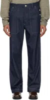 C.p. Company Loose Denim Pant In Denim