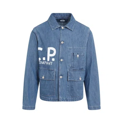 C.p. Company Cp Company Cotton Jacket In Blue