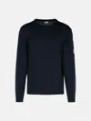 C.p. Company Blue Cotton Sweater In Blue