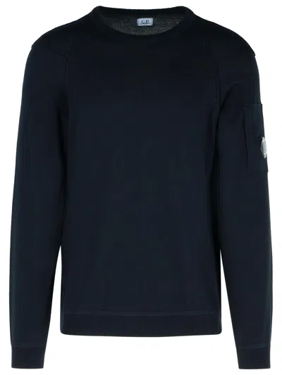C.p. Company Blue Cotton Sweater Men
