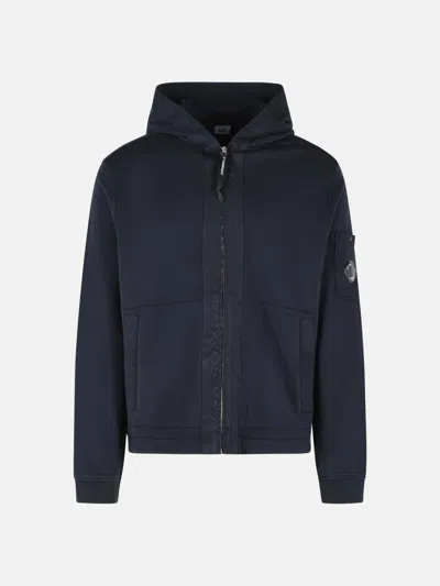 C.p. Company Blue Cotton Sweatshirt