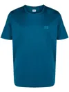 C.p. Company Logo-patch Cotton T-shirt In Blue
