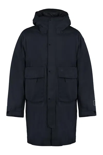 C.p. Company Technical Fabric Parka With Internal Removable Down Jacket In Blue