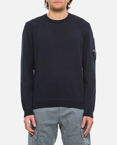 C.P. COMPANY BLUE CREWNECK SWEATSHIRT