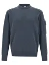 C.p. Company Extrafine Wool Sweater Sweaters And Cardigans Blue In Blue