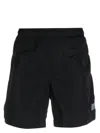 C.p. Company Blue Logo Swim Shorts
