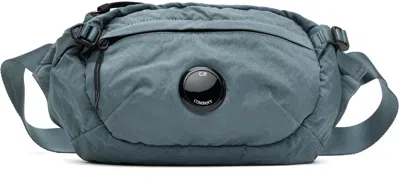 C.p. Company Blue Nylon B Crossbody Pack Bag In 872 Stormy Weather