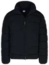 C.p. Company Blue Polyamide Down Jacket