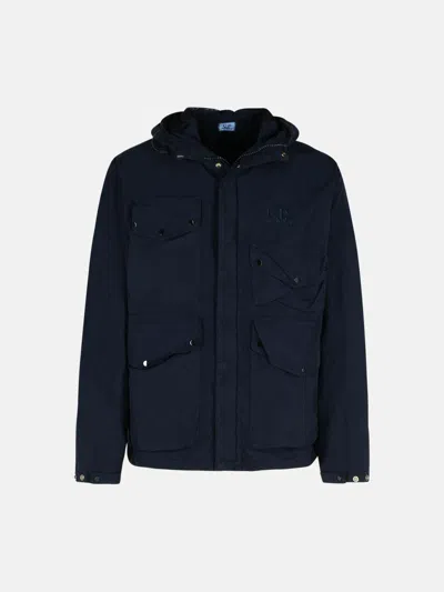C.p. Company Blue Polyamide Jacket