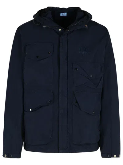 C.p. Company Blue Polyamide Jacket