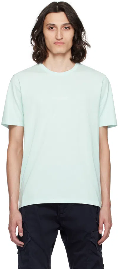 C.p. Company Blue Printed T-shirt In Starlight Blue 806