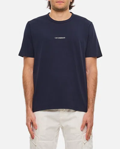 C.P. COMPANY BLUE SHORT SLEEVE T-SHIRT