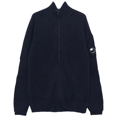 C.p. Company Blue Wool Sweater
