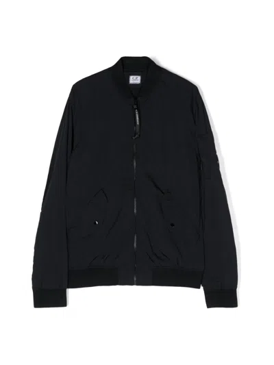 C.p. Company Kids' Bomber In Blue