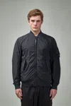 C.p. Company Lens-detail Bomber Jacket In Black