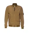 C.p. Company Bomber Jacket In Brown