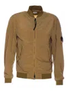 C.p. Company Bomber Jacket In Brown