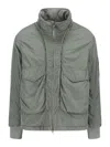 C.p. Company Chrome-r Body Bomber Jacket In Green