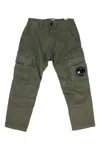 C.p. Company Corduroy Cargo Pants In Green