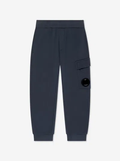 C.p. Company Babies'  Boys Cargo Lens Joggers In Blue
