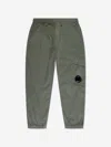 C.p. Company Boys Cargo Trousers In Green