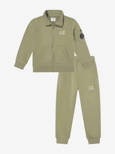 C.p. Company Babies'  Boys Diagonal Fleece Tracksuit In Multi