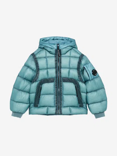 C.p. Company Kids'  Boys Down Padded Jacket In Blue