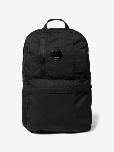 C.p. Company Kids' Boys Lens Backpack In Black
