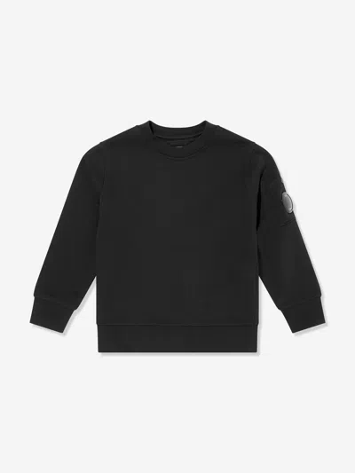C.p. Company Kids'  Boys Lens Sweatshirt In Black