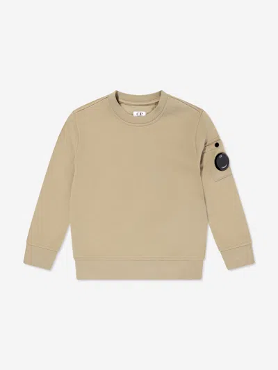 C.p. Company Kids'  Boys Lens Sweatshirt In Nude