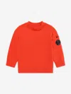 C.p. Company Crew-neck Sweatshirt In Red