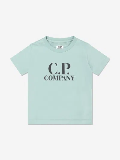 C.p. Company Babies' Boys Logo Print T-shirt In Green