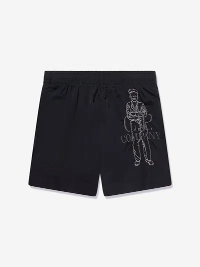 C.P. COMPANY C.P. COMPANY BOYS LOGO SWIM SHORTS