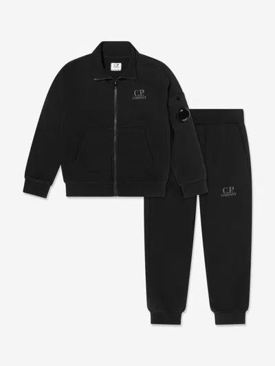 C.p. Company Babies'  Boys Logo Tracksuit In Black