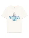 C.p. Company British Sailor Print Cotton T-shirt In Nude & Neutrals