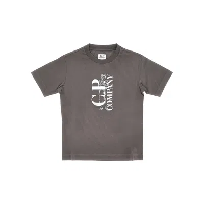 C.p. Company British Sailor Print T-shirt Kids In Grey