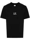 C.p. Company Mens Graphic-print Relaxed-fit Cotton T-shirt Black Xxl In Black