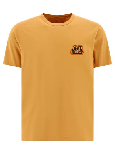 C.p. Company "british Sailor" T-shirt In Orange